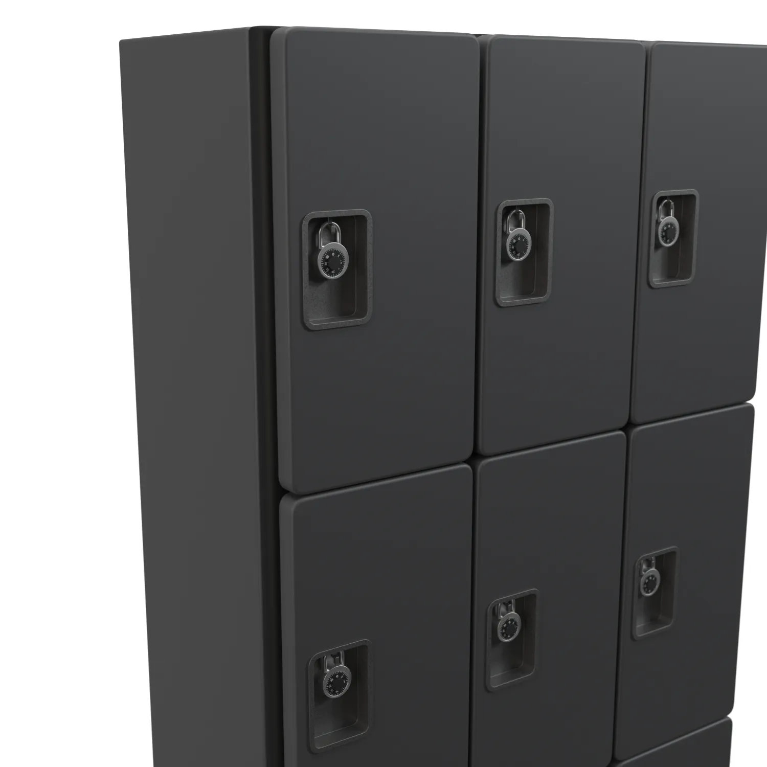 Extra Wide Designer Wood Locker PBR 3D Model_05